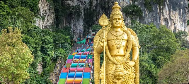 Bangkok skyline night