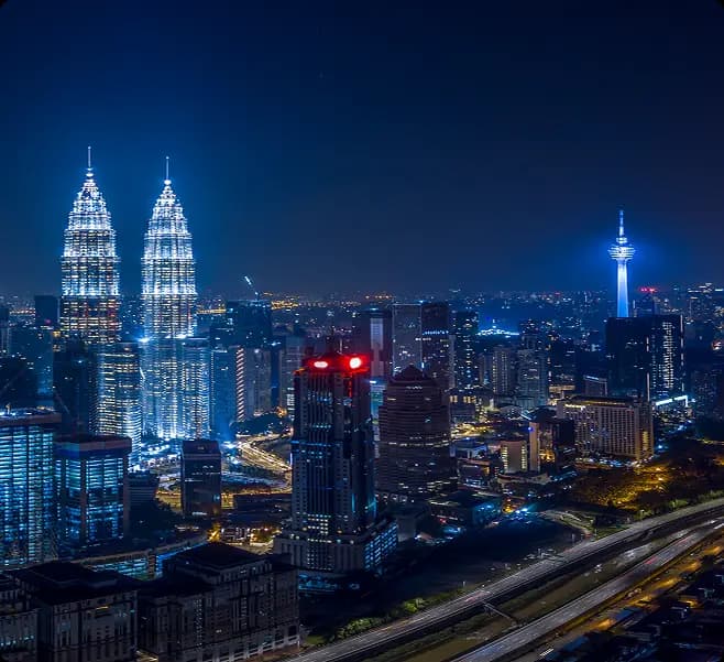 Malaysia night view